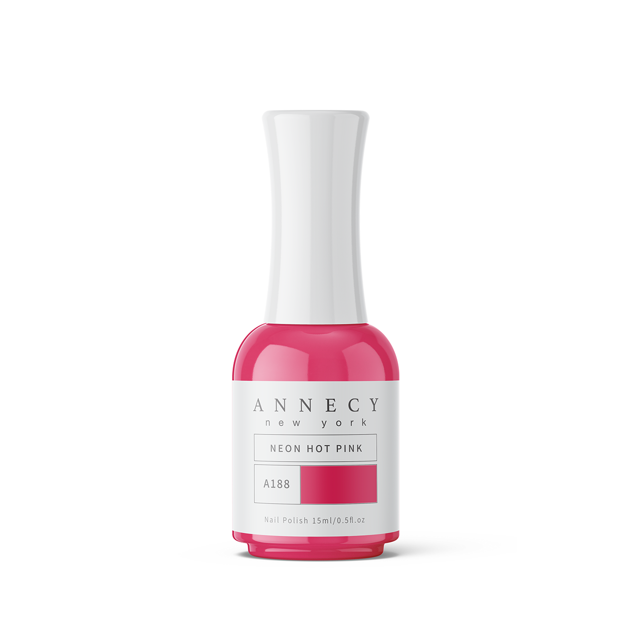 Annecy Nail Polish 0.5 fl. oz. - Neon Hot Pink